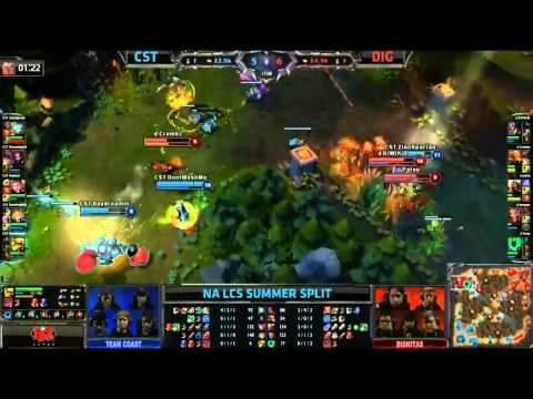 LCS 2013 NA Summer W2D1- CST v DIG Recap