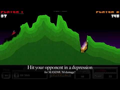 Pocket Tanks Weapon : Oil Slick