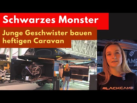 🚀 Extrem kompaktes schwarzes Monster | 3 junge Geschwister mit Offroad Caravan und genialer Idee