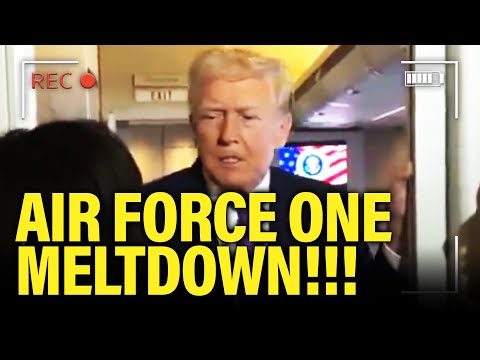 Trump has MAJOR BREAKDOWN on AIR FORCE ONE as PANIC SETS IN
