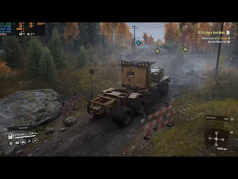 SnowRunner Walkthrough Part 58 - "Of Bridge And Men" [2160p60]