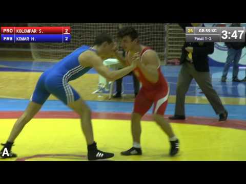 59. kg Sebastijan Kolompar (PRZR) - Hamza Komar (PABG)