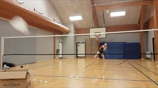 BADMINTON EXERCISE #11 - FAST FOOTWORK - MAXIMUM SPEED