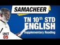 TN 10th Std English A Close Encounter UNIT 05 Supplementary Reading