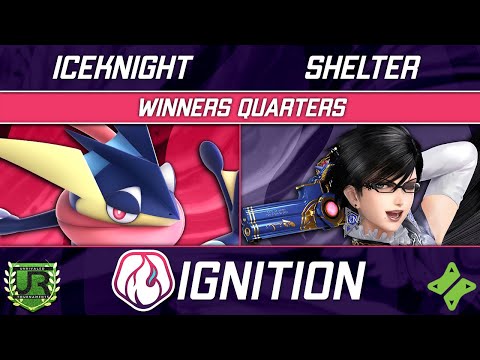 IceKnight (Greninja) vs Shelter (Bayonetta) - Ignition 288 WINNERS QUARTERS