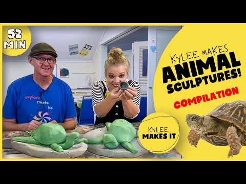 Animal Sculptures for Kids | Clay, Polymer Clay, Paper, and Plaster Animals for Kids to Create!
