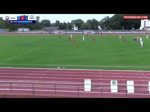 Bramka na 5:1, KRZYSZTOF WILIŃSKI (Promień Żary), Polonia Słubice - Promień Żary 7:1 (13.08.2023)