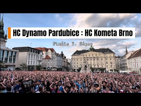 HC Dynamo Pardubice : HC Kometa Brno 7. Finálový zápas (atmosféra na Zelňáku) 🏆