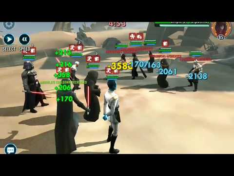 SWGoH Arena Battle zEP DV zThrawn zDN zDS vs zEP DV DN zDS 4* G11 Enfys Nest Video