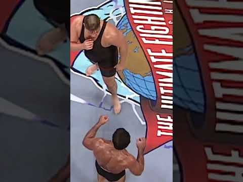 BRUTAL leg kicks from Marco Ruas CHOPS Paul Varelans down back at UFC 7!