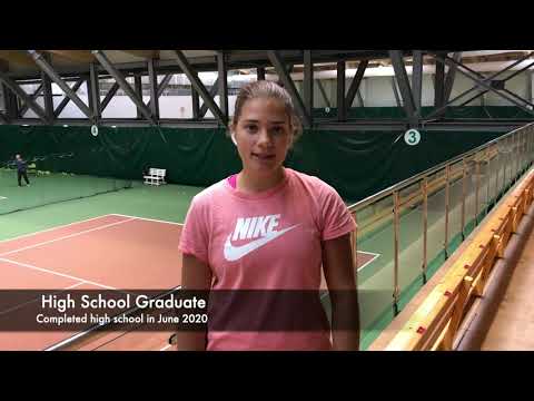 Mariia Koroleva - college tennis video