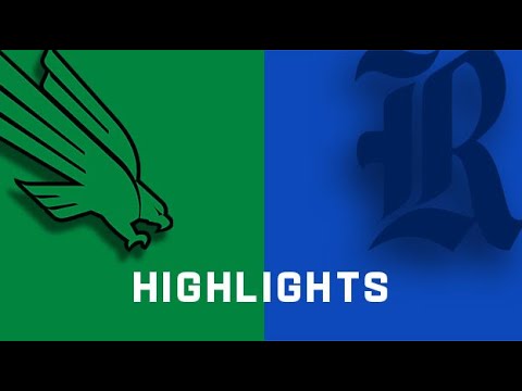 North Texas vs. Rice | Conference USA Football Video