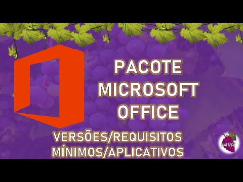 SOBRE PACOTE MICROSOFT OFFICE. VERSÕES. REQUISITOS MÍNIMOS. APLICATIVOS(WORD/POWERPOINT/EXCEL). PT1