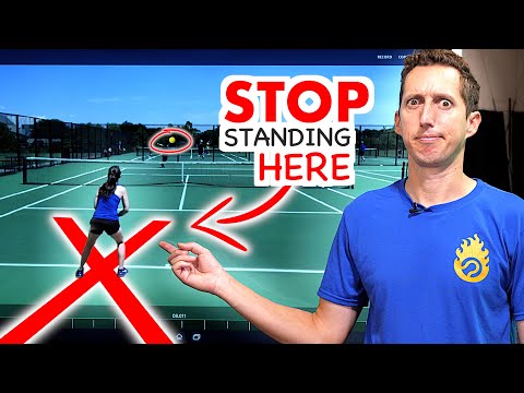 Stop Standing HERE In Tennis! (why you’re losing) Video