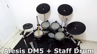Video thumbnail for Alesis DM5 & Staff Drum VWS9 (Realistic) & Addictive Drums 2 DEMO by Royalty Hybrid Drums