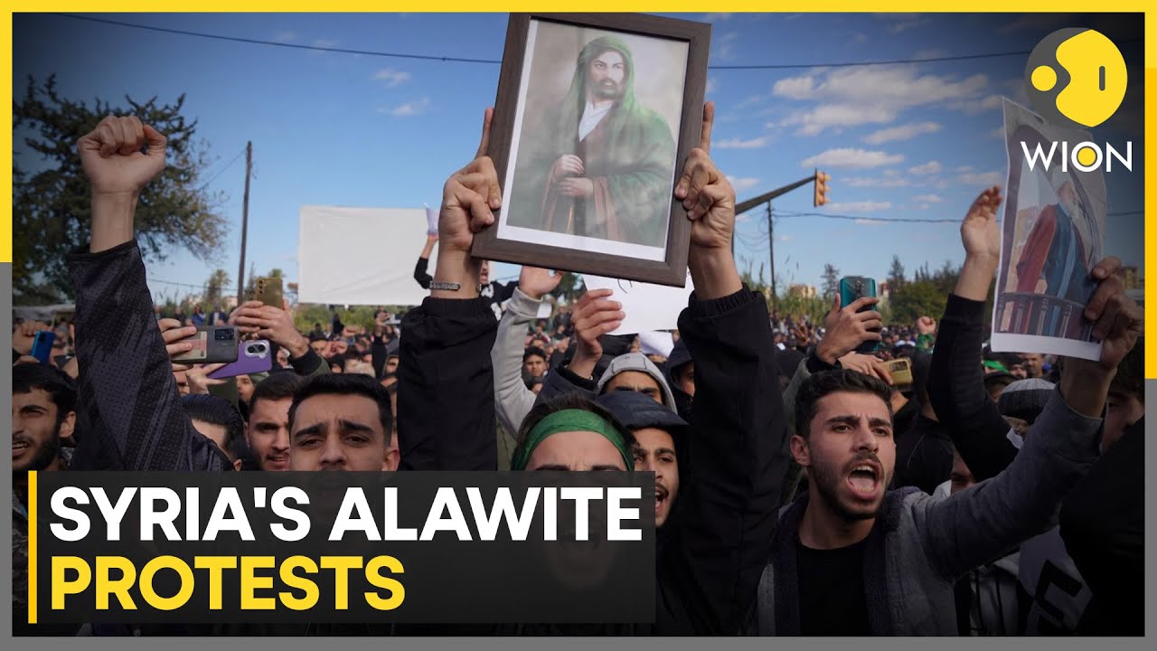 Syrian Alawites Protest Deadly Mosque Attack That Killed 8 People on Dec 26 | WION