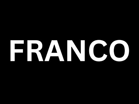 How to Pronounce "Franco in English language? [How to say Franco...?