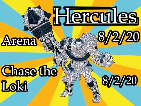 Chase the Loki! - Hercules Build 8/2/20 - Smite Arena Gameplay Lets Play
