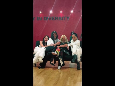 Christina Aguilera PMM Rehearsal at Latin Grammys w/ Becky G, Nathy Peluso, Nicki Nicole | TikTok