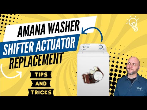 How to Replace Amana Washer Actuator and Run Diagnostics