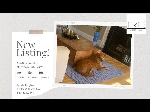 Welcome to 114 Beaufort Avenue Needham MA