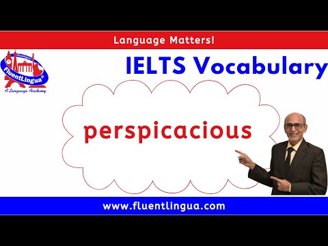 IELTS Vocabulary 10 Perspicacious