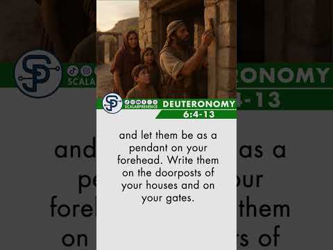 Deuteronomy 6:4-13 #Deuteronomy6413 #Shema #LoveTheLordYourGod #Deuteronomy6 #HearOIsrael