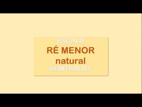 Escala - ré menor natural