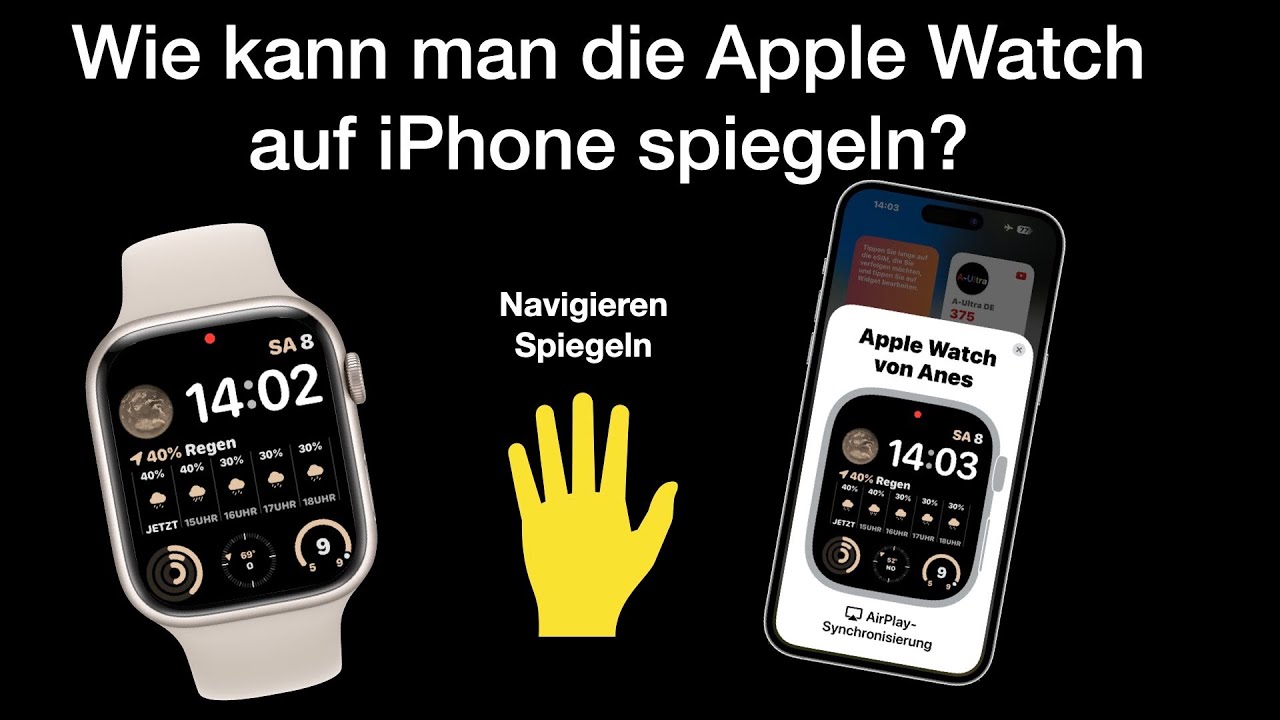 Apple Watch auf iPhone spiegeln