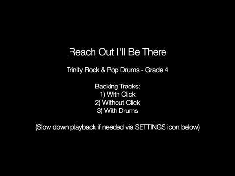Reach Out I'll Be There by Four Tops - Backing Track Drums (Trinity Rock & Pop - Grade 4)