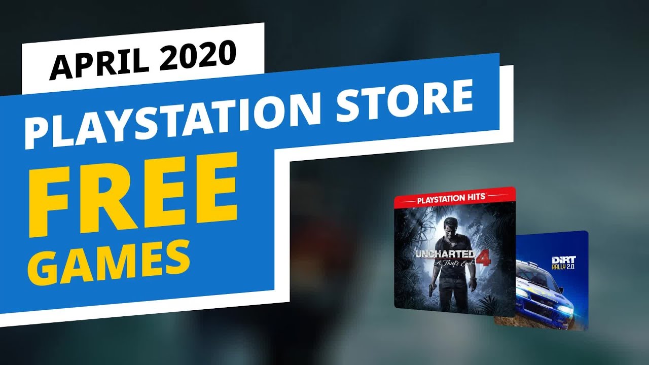 FREE Games in the official PlayStation Store, April 2020