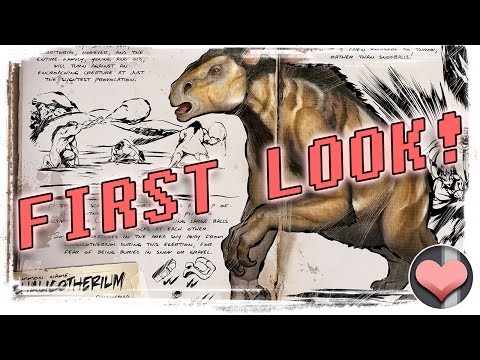 FIRST LOOK! New Dino: CHALICOTHERIUM in update 248 - ARK: Survival Evolved