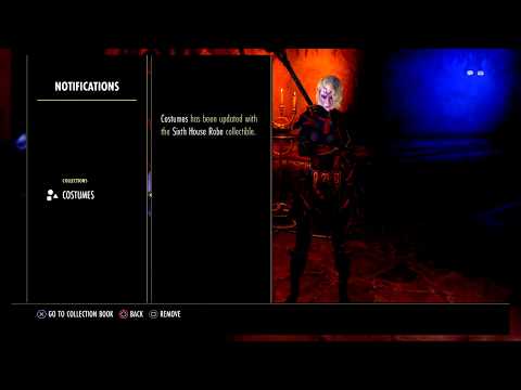 ESO: Combining the Sixth House robe recipe pieces