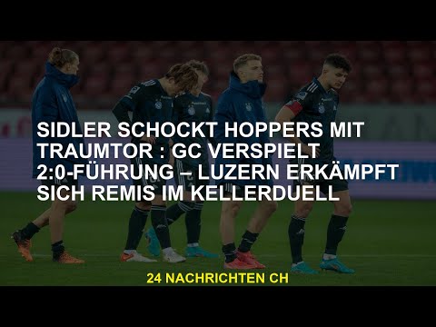 Sidler schockt Hoppers mit Traumtor: GC Gamblers führt 2:0 – Luzern kämpft im Kellerduell um Remis
