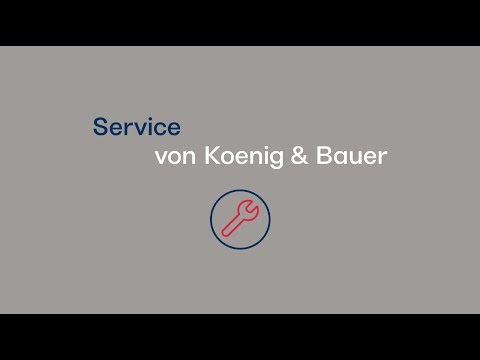 Service von Koenig & Bauer. Für profitables Drucken. (Deutsch)