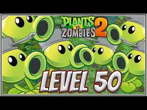 Threepeater at Level 50 Zombie Challenge - Plants vs Zombies 2 Epic Hack
