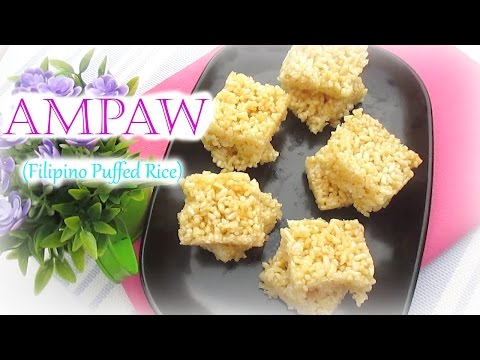Ampaw (Filipino Puffed Rice) Video