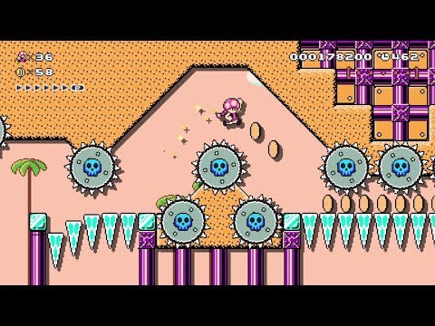 Super Pinktops World - Mario Maker 2 Super Worlds #1