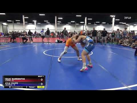 165 Lbs Round 1 (16 Team) - Isaac Barrientos, Illinois Vs Kyle Zulpo, Arkansas 5054