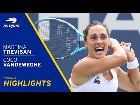 Martina Trevisan vs Coco Vandeweghe Highlights | 2021 US Open Round 1