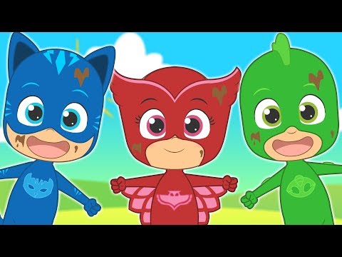 FIVE LITTLE BABIES with superheroes 🎭 Songs for children | Nursery Rhymes
