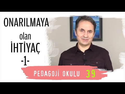Pedagoji Okulu 39 - Onarılmaya Olan İhtiyaç 1 - Adem Güneş