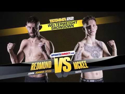 BAMMA 22: (Prelims) John Redmond Vs Rhys McKee