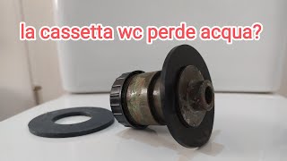 come riparare la perdita d'acqua della cassetta wc ‪@meccanicando‬