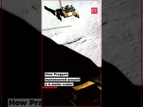 How Pragyan manoeuvred around a 4-meter crater