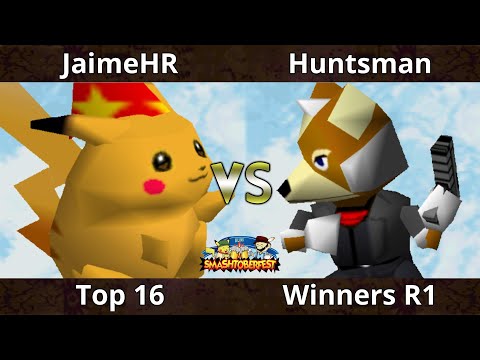 Smashtoberfest 2022 - JamieHR (Pikachu) Vs. Huntsman (Fox) SSB64 Smash Tournament