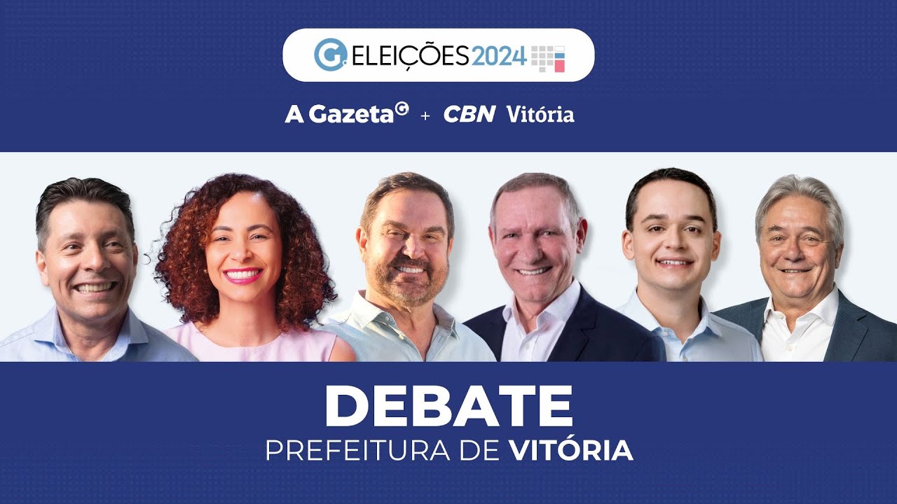 Candidatos a prefeito de Vitória debatem ao vivo em A Gazeta e CBN Vitória