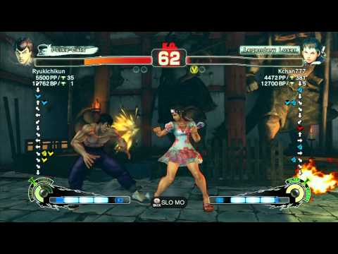 Ryukichikun (Fei Long) vs Kchan777 (Sakura) - SSF4 Arcade Edition Xbox Live Ranked Match