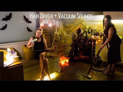 8 Hrs Relaxing Hair Dryer + Vacuum Sound for Melting the Stress Away