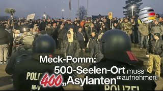 Meck-Pomm: 500-Seelen-Ort muss 400 „Flüchtlinge“ aufnehmen! | Ein Kommentar von Oliver Flesch